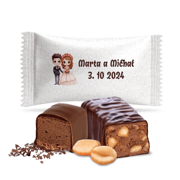 #064 Czekoladowe cukierki z własnym tekstem