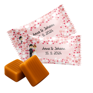 #10011 Karamellbonbons mit Text