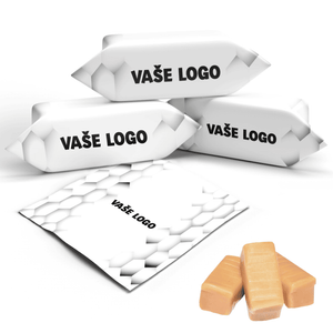 #411 KARAMELKY S VLASTNÝM LOGOM