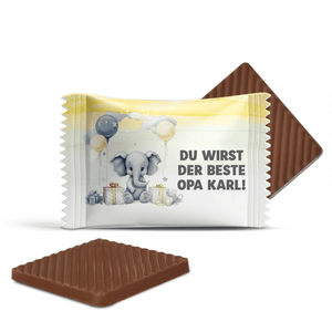 #911 Mini-Schokoladen mit Text