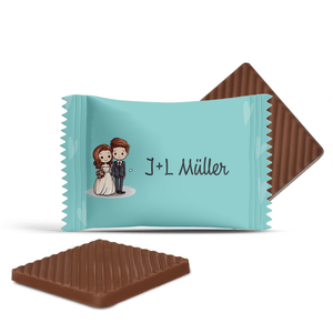 #3084 Mini-Schokoladen mit Text