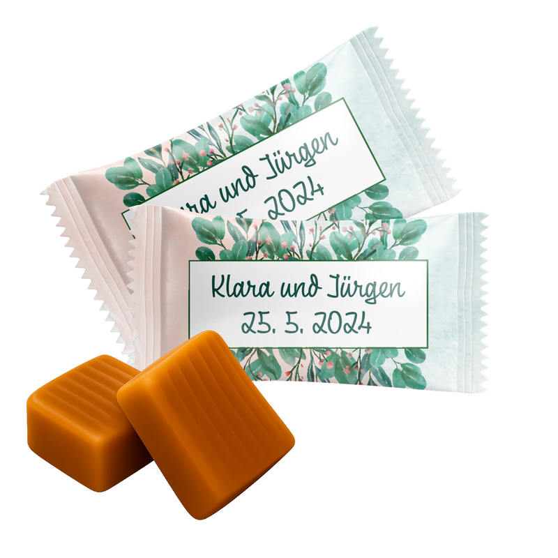 #10006 Karamellbonbons mit Text