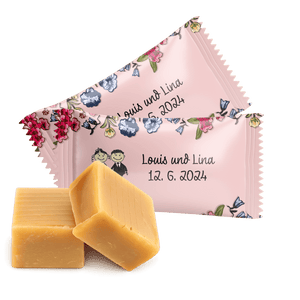 #10007 Karamellbonbons mit Text