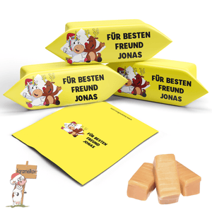 #107 Karamellbonbons mit Text