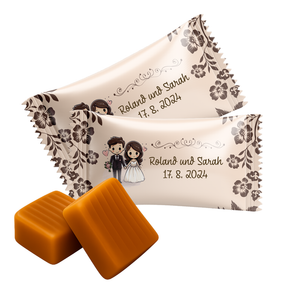 #10004 Karamellbonbons mit Text