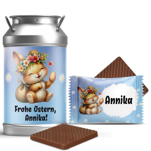 #701 Mini-Schokoladen in der Dose mit eigenem Text