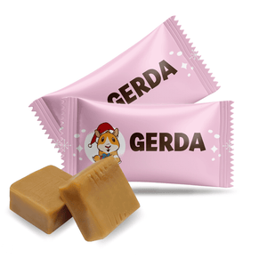 #3553 Karamellbonbons mit Text