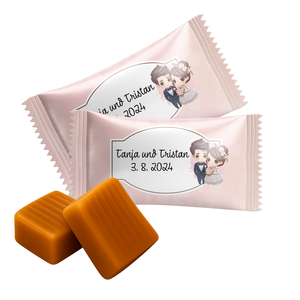 #10014 Karamellbonbons mit Text
