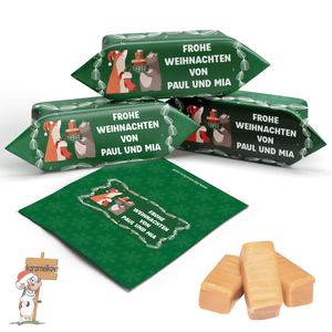 #110 Karamellbonbons mit Text
