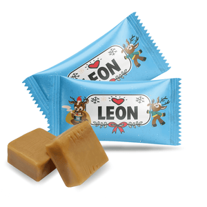 #3535 Karamellbonbons mit Text