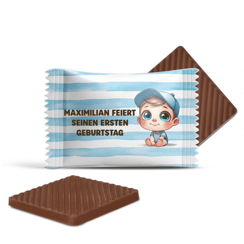 #900 Mini-Schokoladen mit Text
