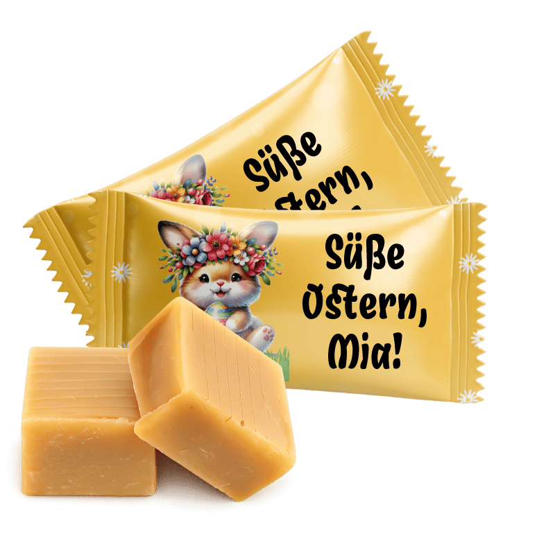 #10033 Karamellbonbons mit Text