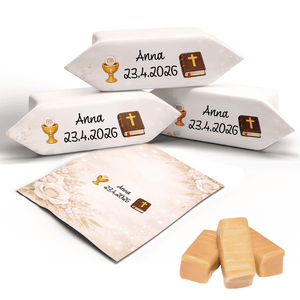 #902 KARAMELLBONBONS MIT TEXT