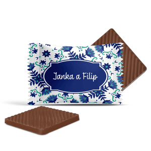 #3094 Čokoládky na svadbu s vlastným textom