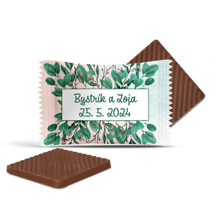 #3089 Čokoládky na svadbu s vlastným textom