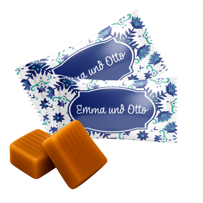 #10005 Karamellbonbons mit Text