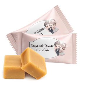 #10014 Karamellbonbons mit Text