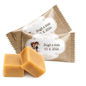 #10003 Karamellbonbons mit Text