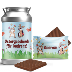 #706 Mini-Schokoladen in der Dose mit eigenem Text