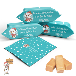 #113 Karamellbonbons mit Text