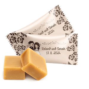 #10004 Karamellbonbons mit Text