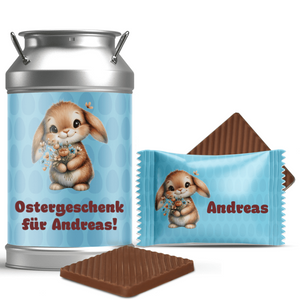 #707 Mini-Schokoladen in der Dose mit eigenem Text