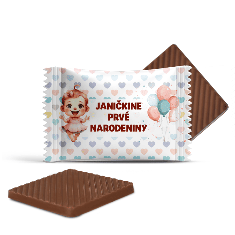 #905 Čokoládky s vlastným textom