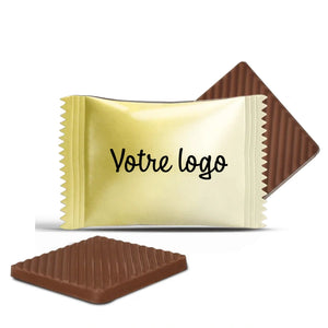 #B2201FR Mini chocolats avec votre logo – emballage personnalisé
