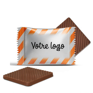 #B2215FR Mini chocolats avec votre logo – emballage personnalisé