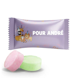 #B248F Bonbons aux fruits personnalises