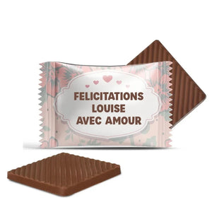 #B26F Mini chocolats personnalises