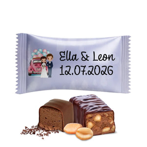 #B356F Bonbons au chocolat de mariage personnalises
