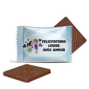 #B37F Mini chocolats personnalises