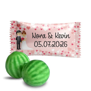 #B455F Chewing-gums de mariage personnalises