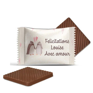 #B45F Mini chocolats personnalises