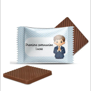 #B5032F Mini chocolats personnalises