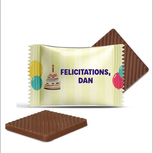 #B5036F Mini chocolats personnalises