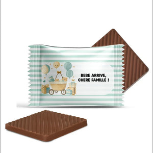 #B5062F Mini chocolats personnalises