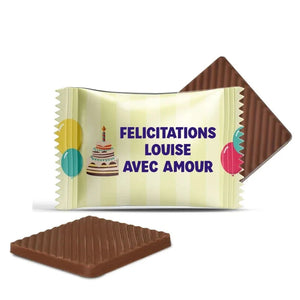 #B50F Mini chocolats personnalises