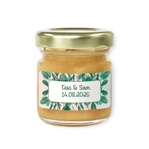 #B79F Pot de miel de mariage personnalise