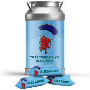 #B89F Caramels en boite personnalises