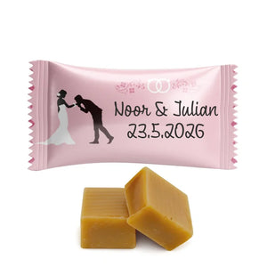 #B156E Karamelbonbons Excellence met eigen tekst