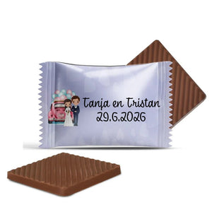 #N15L Mini chocolaatjes met tekst