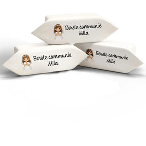 #B5017E Karamelbonbons met eigen tekst