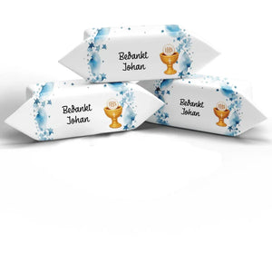 #B5007E Karamelbonbons met eigen tekst