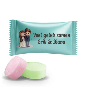 #N220L Fruitbonbons met eigen tekst