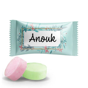 #N227L Fruitbonbons met eigen tekst