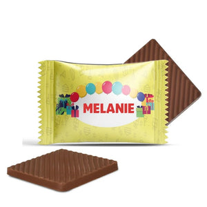#B5015E Mini chocolaatjes met eigen tekst