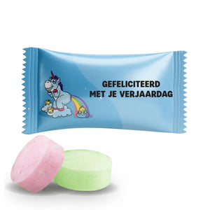 #N238L Fruitbonbons met eigen tekst