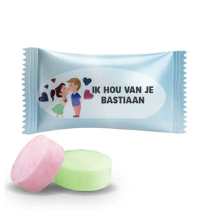 #N246L Fruitbonbons met eigen tekst